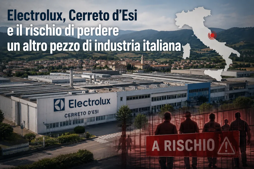 Electrolux, Cerreto d'Esi e il rischio di perdere un altro pezzo di industria italiana